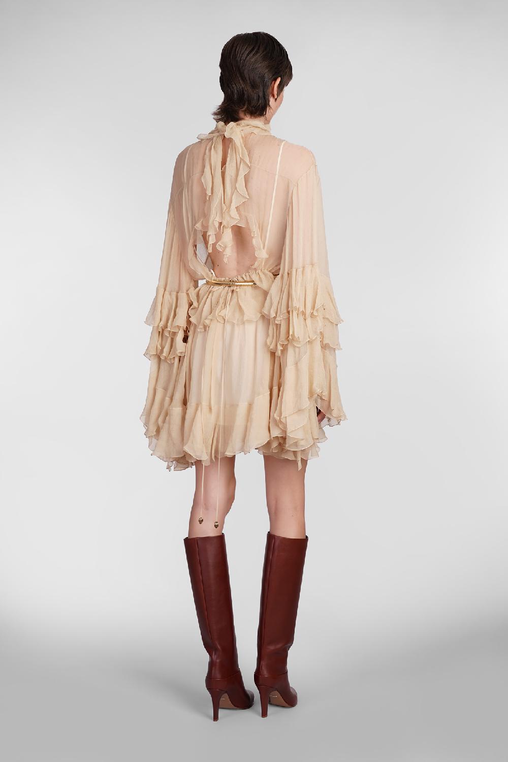 Deliberti Chloé Abito in seta beige cod. 404202 - Deliberti The Luxury Shopping 2025