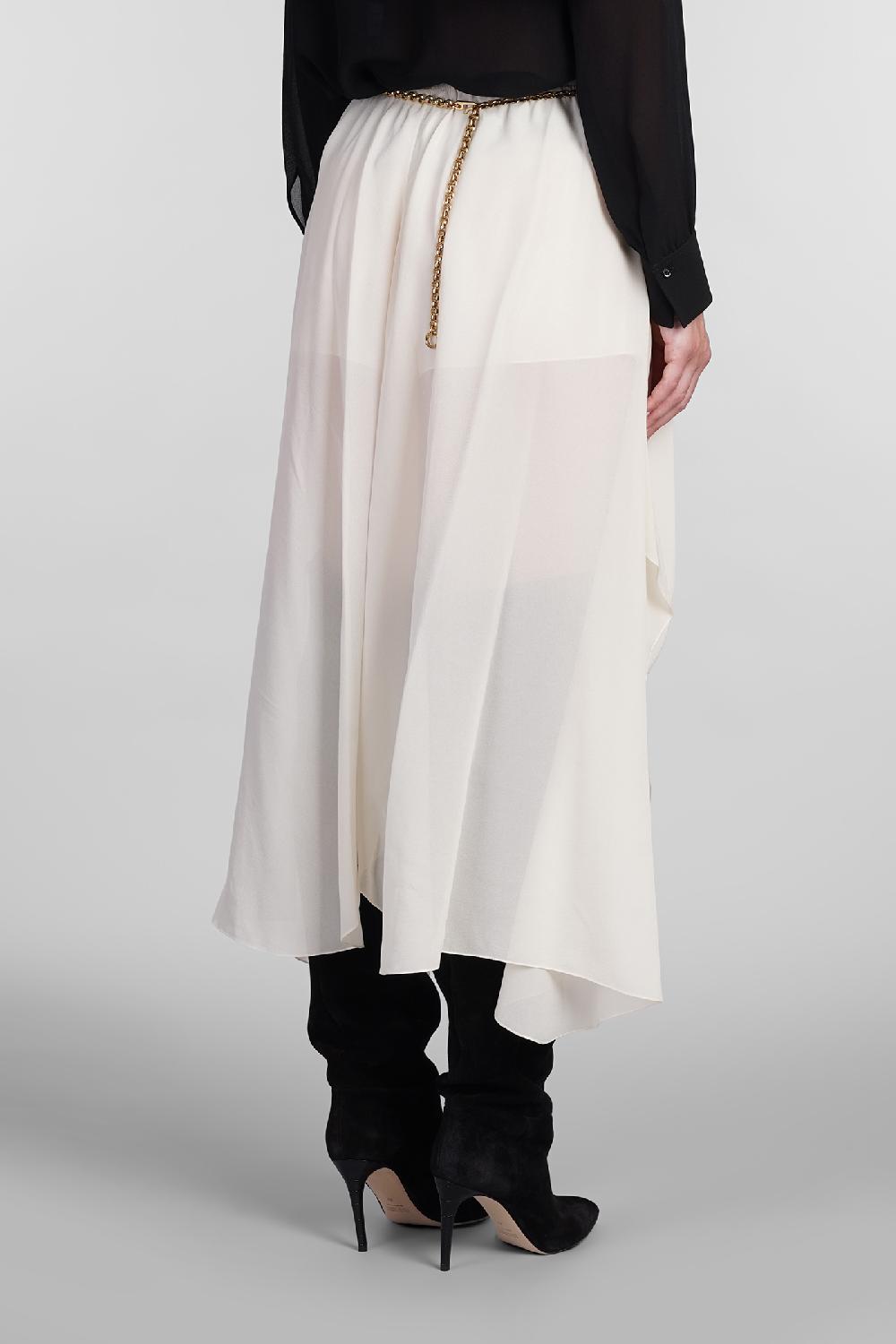 Deliberti Chloé Shorts in seta beige cod. 404205 - Deliberti The Luxury Shopping 2025