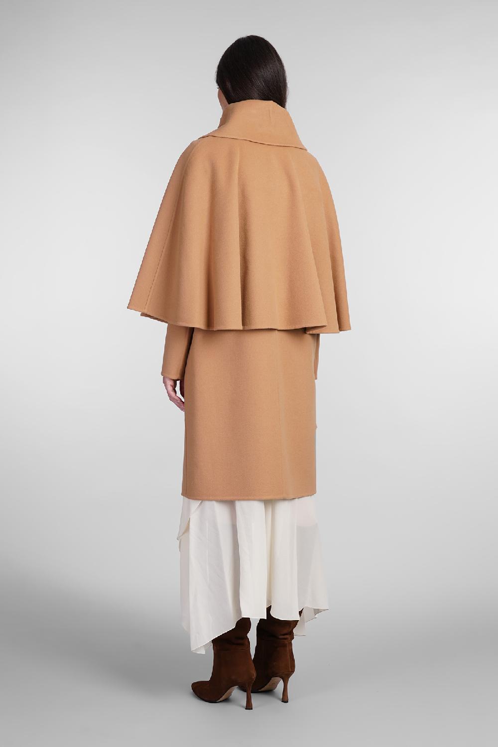 Deliberti Chloé Cappotto in lana e cashmere cammello cod. 404207 - Deliberti The Luxury Shopping Nuovo