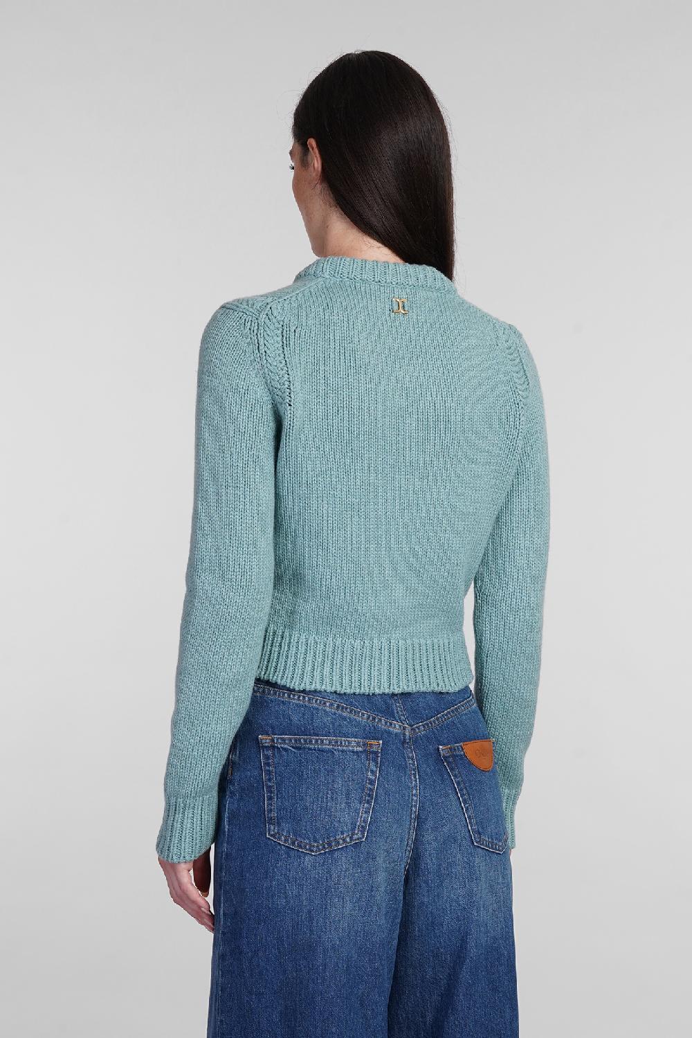 Deliberti Chloé Maglia in lana verde cod. 404208 - Deliberti The Luxury Shopping Qualità