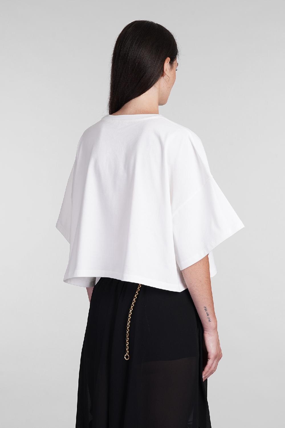 Deliberti Chloé T-shirt in cotone bianco cod. 404209 - Deliberti The Luxury Shopping Vendita