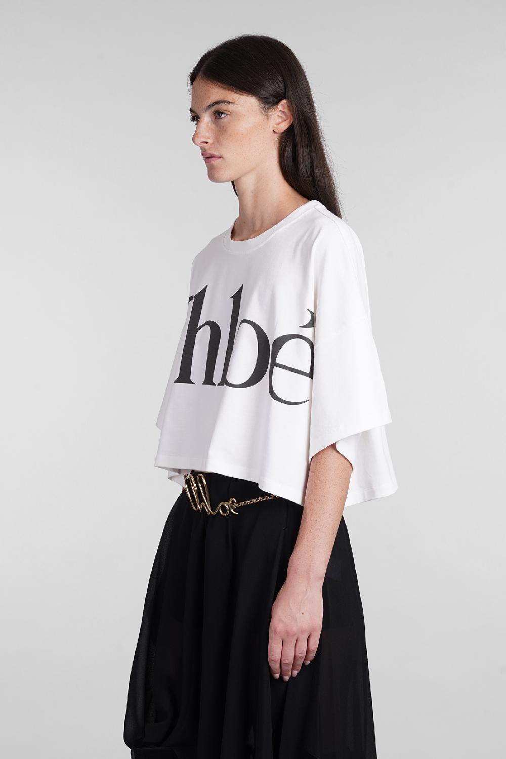 Deliberti Chloé T-shirt in cotone bianco cod. 404209 - Deliberti The Luxury Shopping Vendita