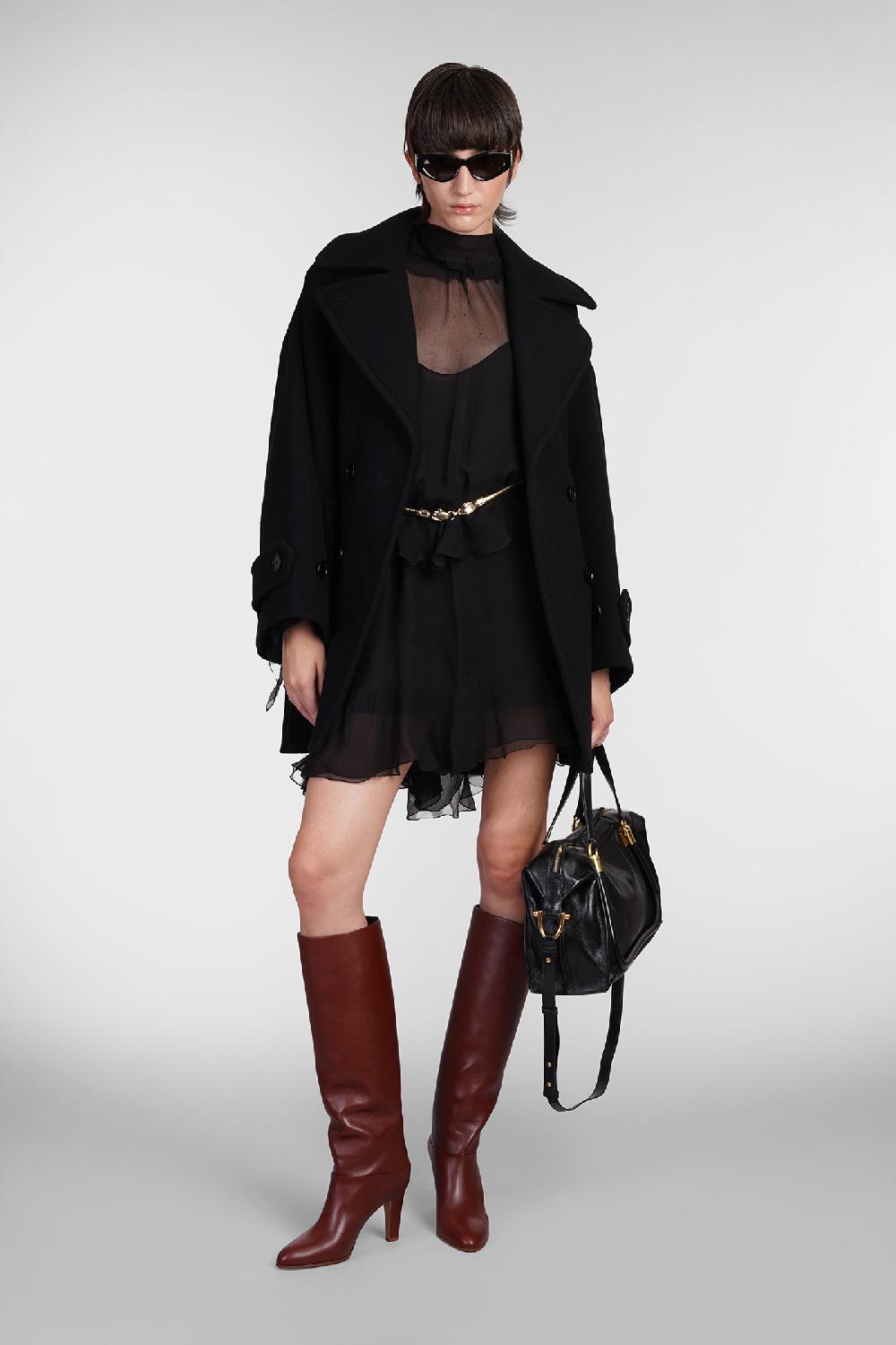 Deliberti Chloé Cappotto in lana nera cod. 406242 - Deliberti The Luxury Shopping Promozione