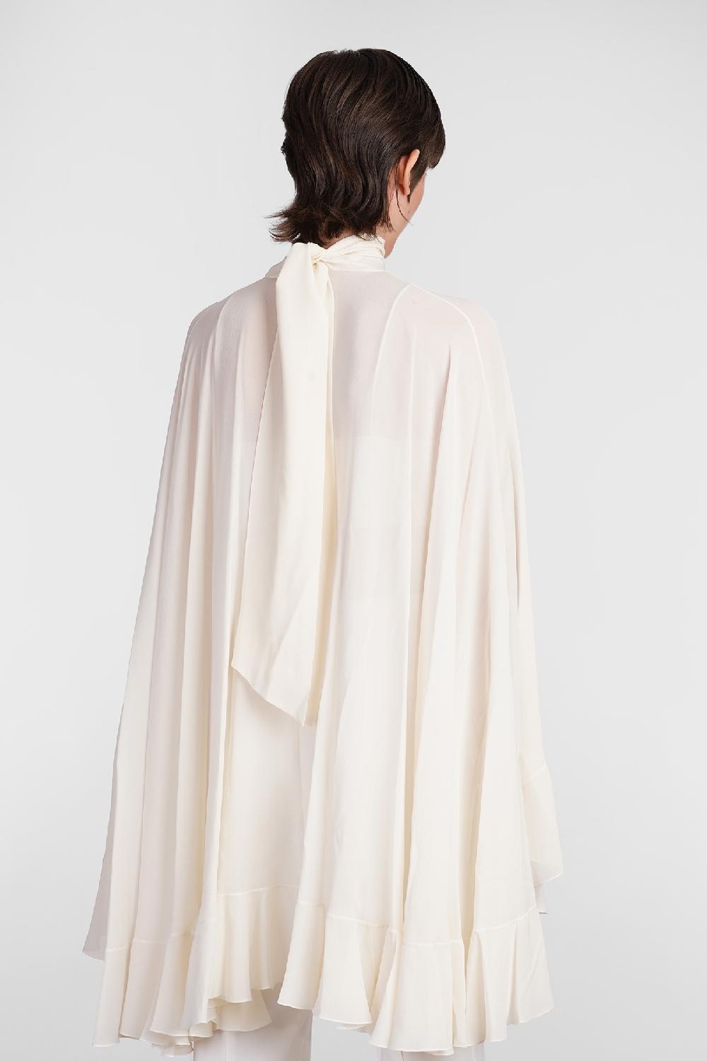 Deliberti Chloé Blusa in seta beige cod. 406244 - Deliberti The Luxury Shopping Soddisfazione Garantita