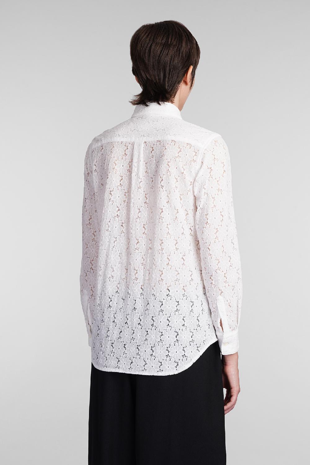 Deliberti Comme des Garcons Camicia in nylon bianco cod. 407125 - Deliberti The Luxury Shopping Affare Del Giorno