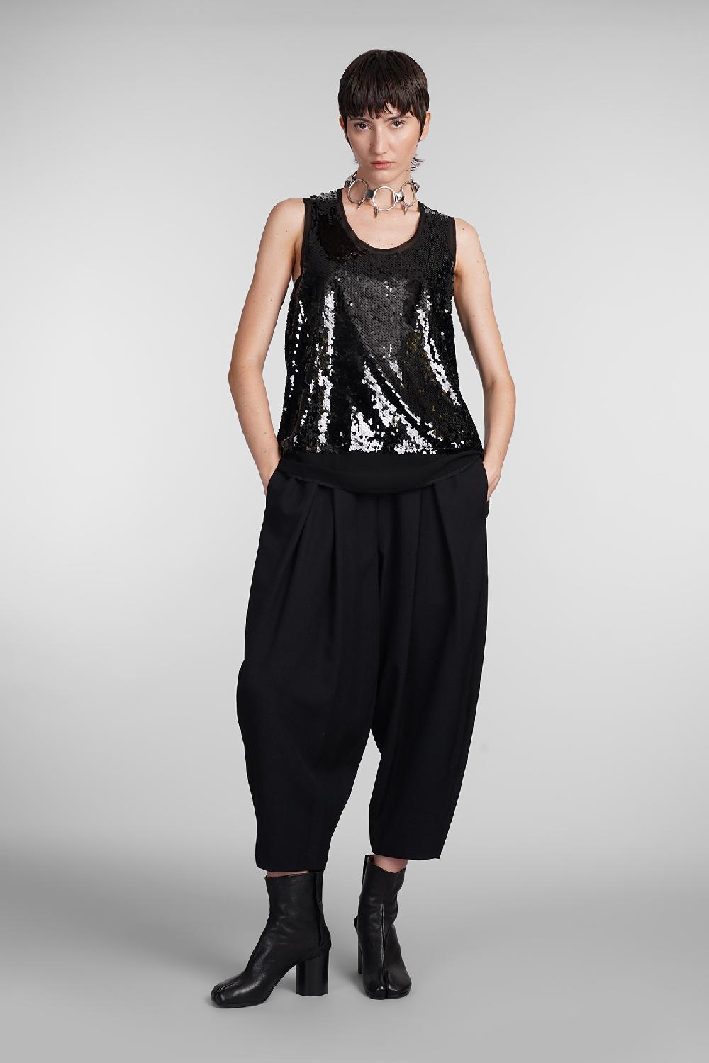 Deliberti Comme des Garcons Topwear in poliestere nero cod. 406923 - Deliberti The Luxury Shopping Offerta