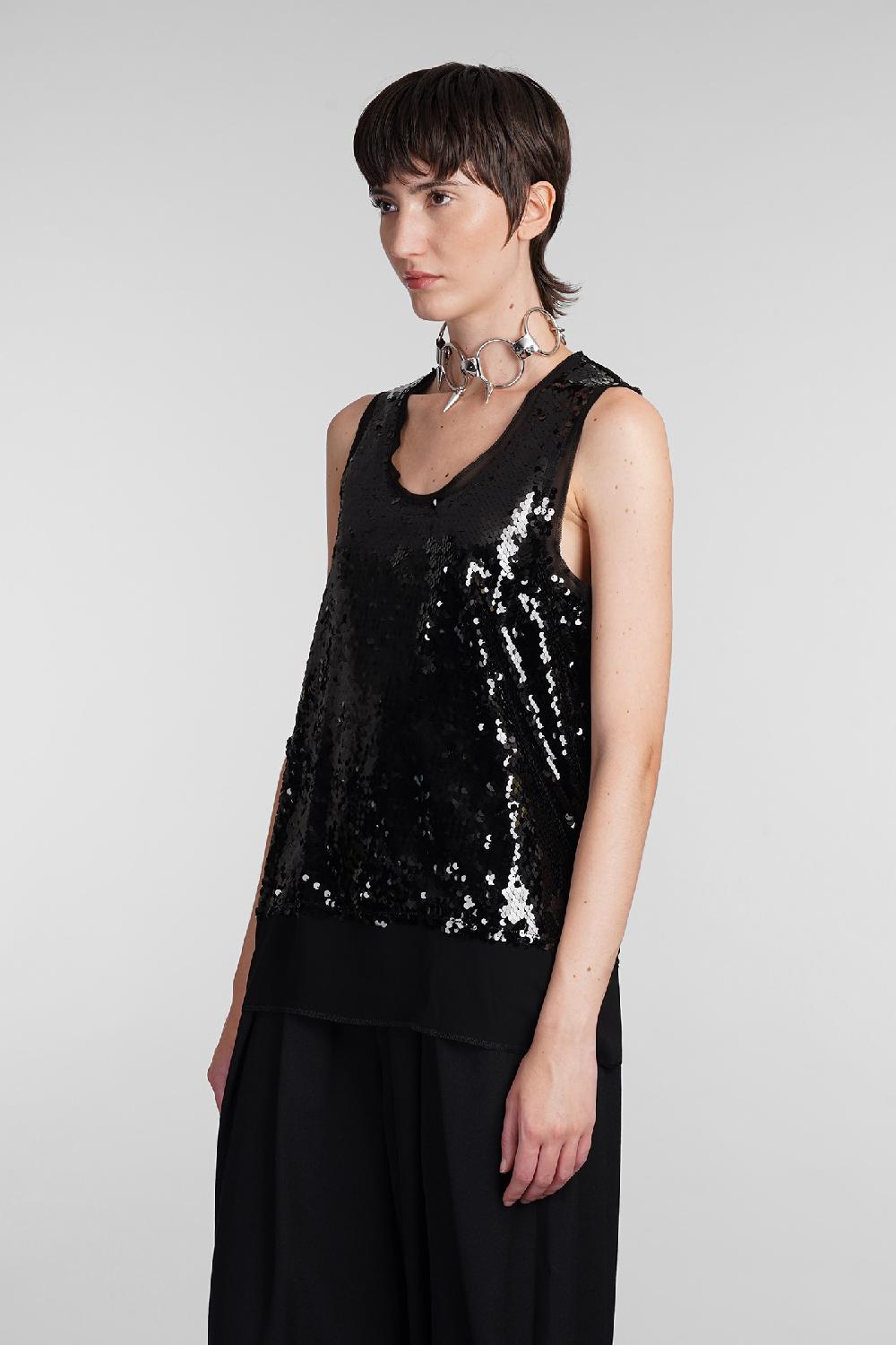Deliberti Comme des Garcons Topwear in poliestere nero cod. 406923 - Deliberti The Luxury Shopping Offerta