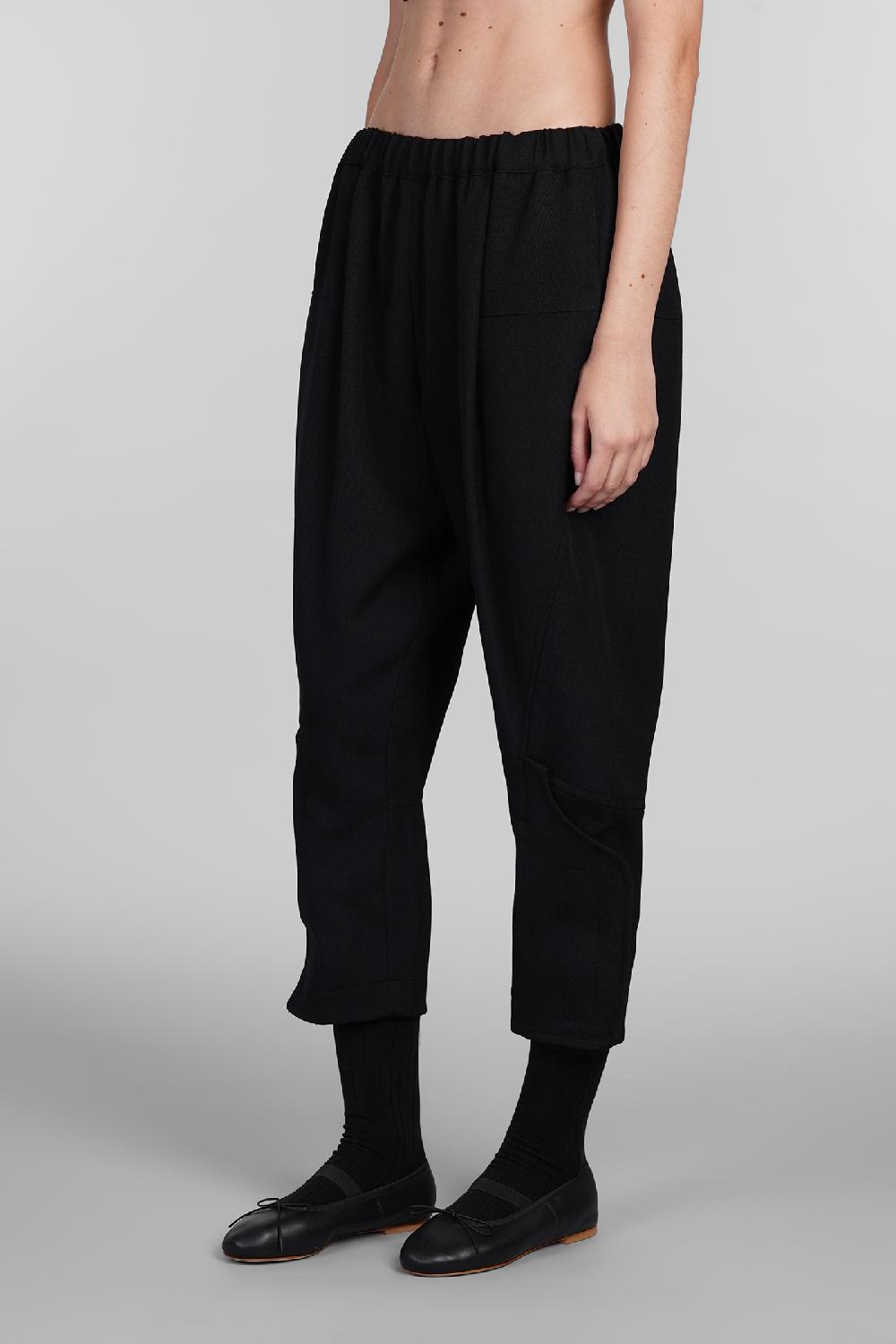 Deliberti Comme des Garcons Pantalone in lana nera cod. 406924 - Deliberti The Luxury Shopping Promozione temporanea