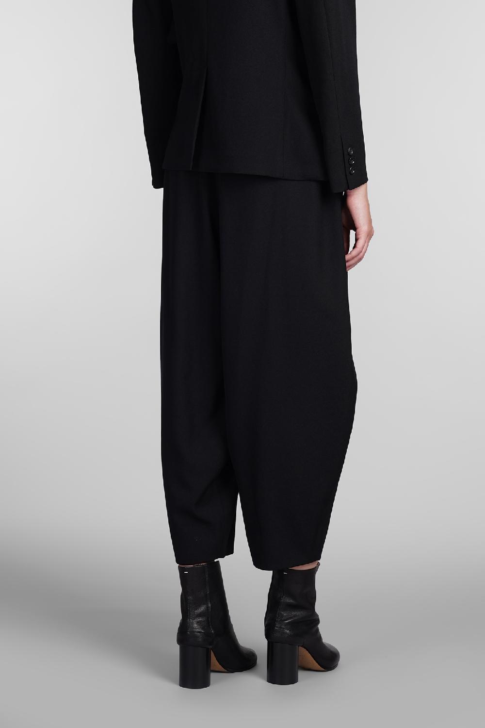 Deliberti Comme des Garcons Pantalone in lana nera cod. 406925 - Deliberti The Luxury Shopping Online