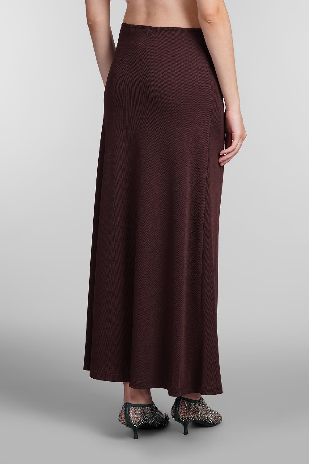 Deliberti Christopher Esber Gonna in poliestere bordeaux cod. 407680 - Deliberti The Luxury Shopping Saldi Di Fabbrica