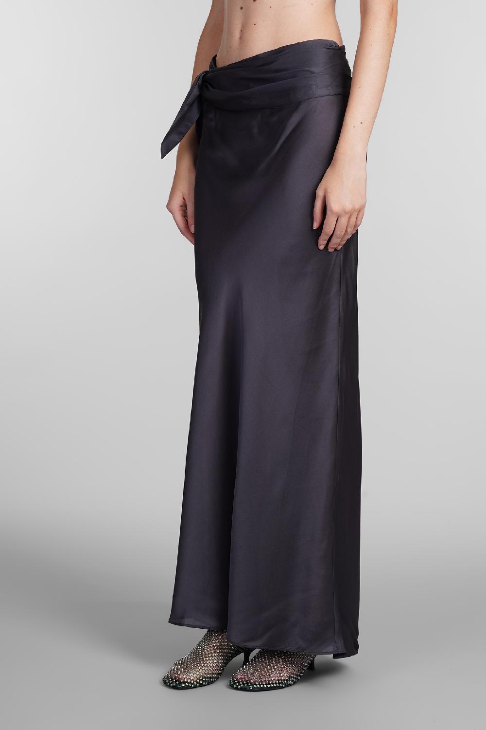 Deliberti Christopher Esber Gonna in seta grigia cod. 407682 - Deliberti The Luxury Shopping Vendite Flash