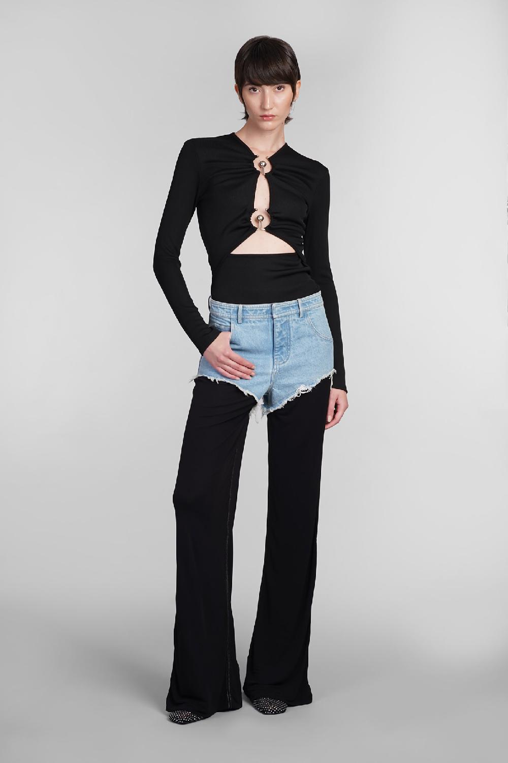 Deliberti Christopher Esber Topwear in poliestere nero cod. 402360 - Deliberti The Luxury Shopping 2025