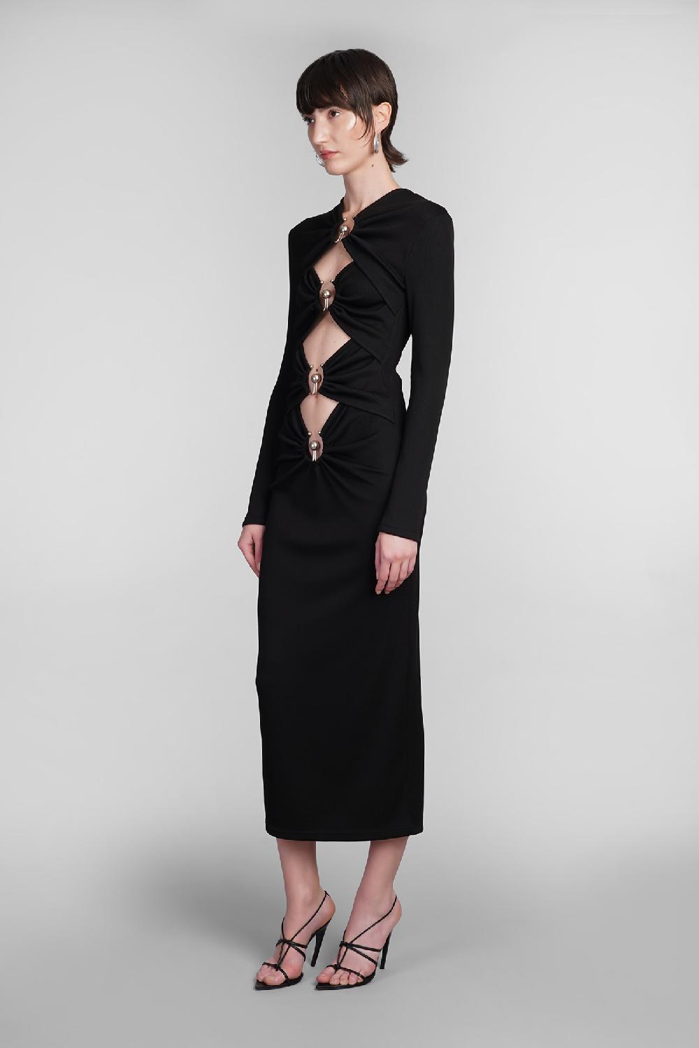 Deliberti Christopher Esber Abito in poliestere nero cod. 402361 - Deliberti The Luxury Shopping In Linea