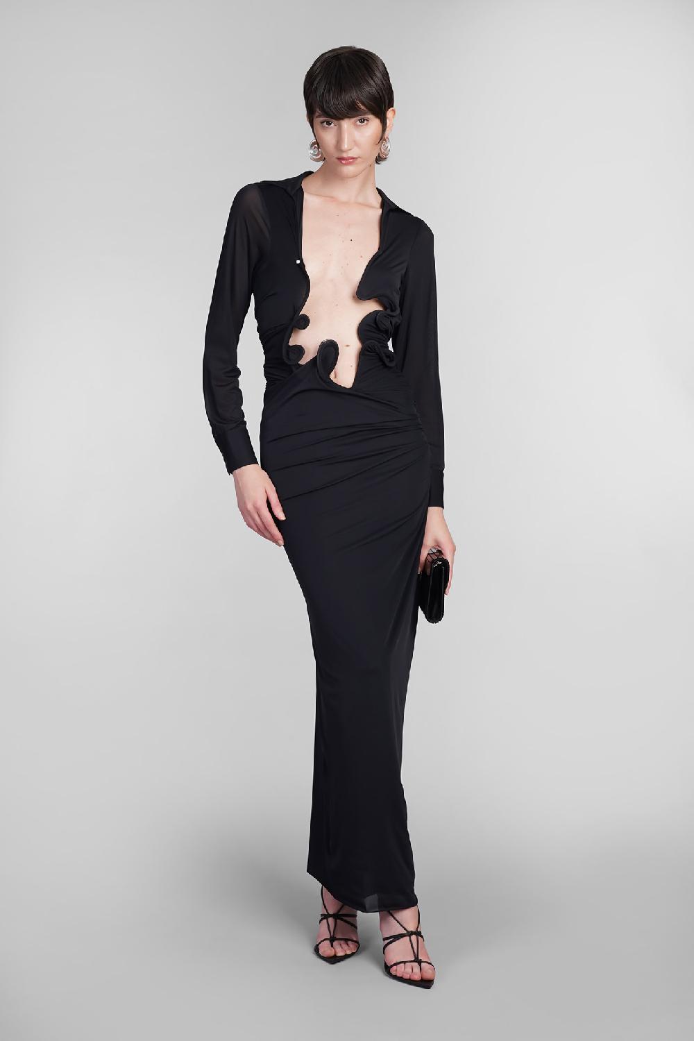 Deliberti Christopher Esber Abito in poliammide nera cod. 402364 - Deliberti The Luxury Shopping Vendita