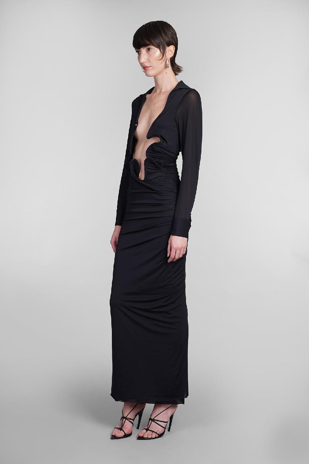 Deliberti Christopher Esber Abito in poliammide nera cod. 402364 - Deliberti The Luxury Shopping Vendita