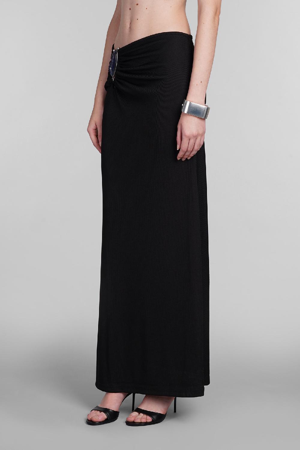 Deliberti Christopher Esber Gonna in poliestere nero cod. 402371 - Deliberti The Luxury Shopping Soddisfazione Garantita