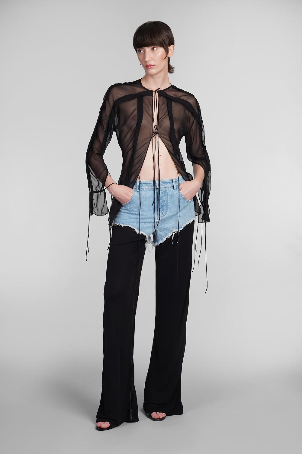 Deliberti Christopher Esber Jeans in cotone blu cod. 402372 - Deliberti The Luxury Shopping Qualità Garantita