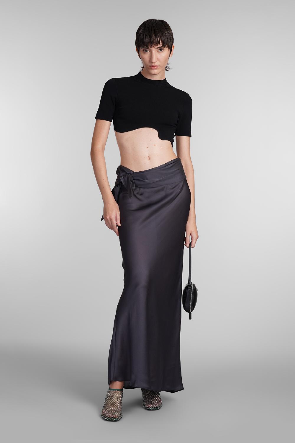 Deliberti Christopher Esber Topwear in viscosa nera cod. 402375 - Deliberti The Luxury Shopping Pezzi Unici