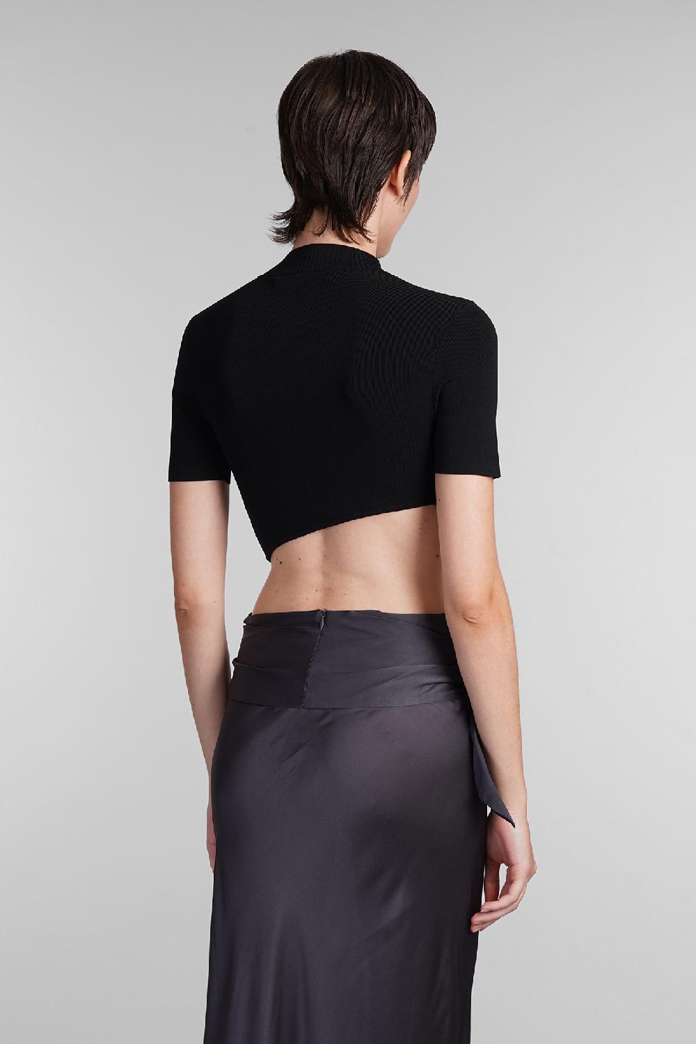 Deliberti Christopher Esber Topwear in viscosa nera cod. 402375 - Deliberti The Luxury Shopping Pezzi Unici