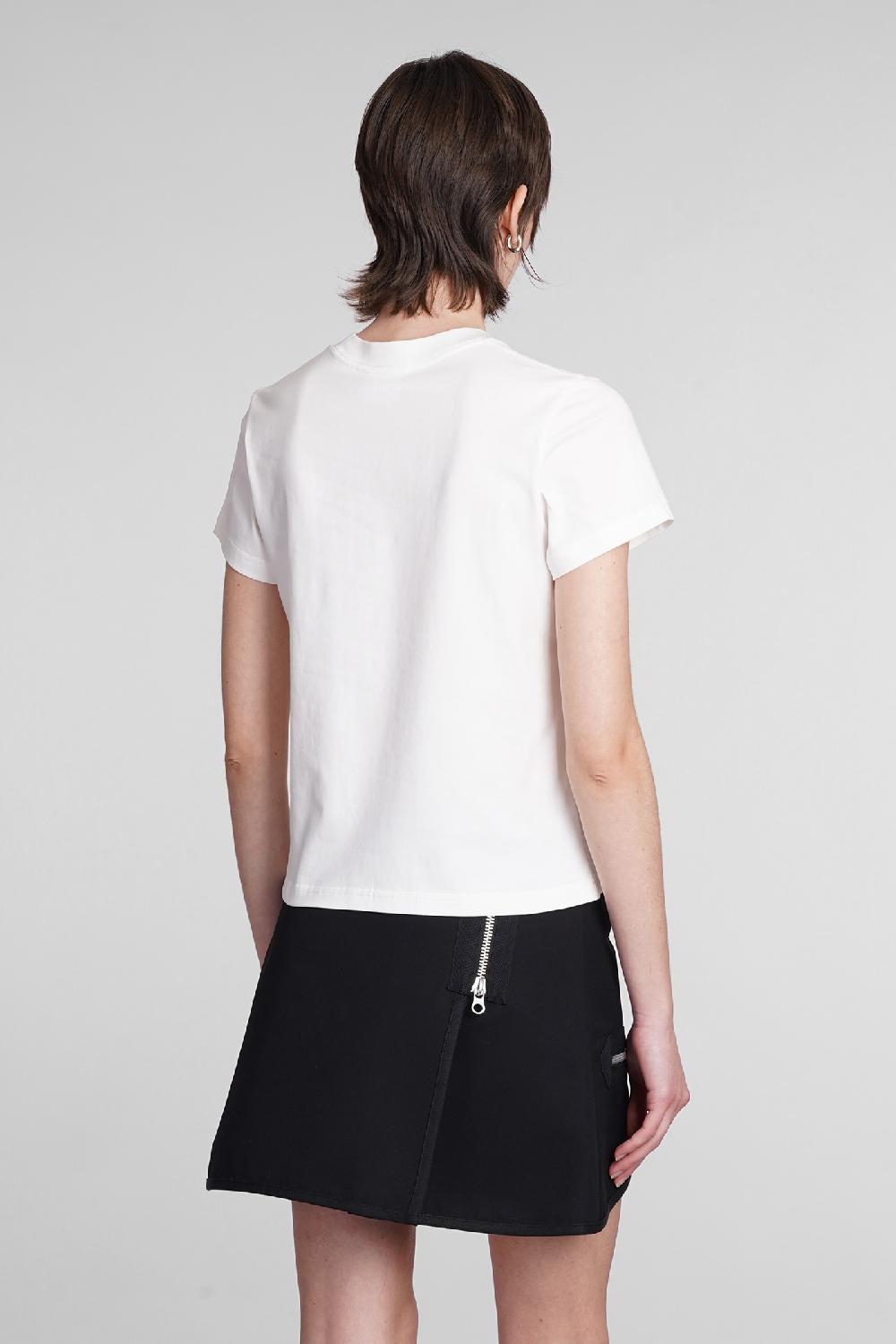 Deliberti Courreges T-shirt in cotone bianco cod. 398519 - Deliberti The Luxury Shopping Shopping Online