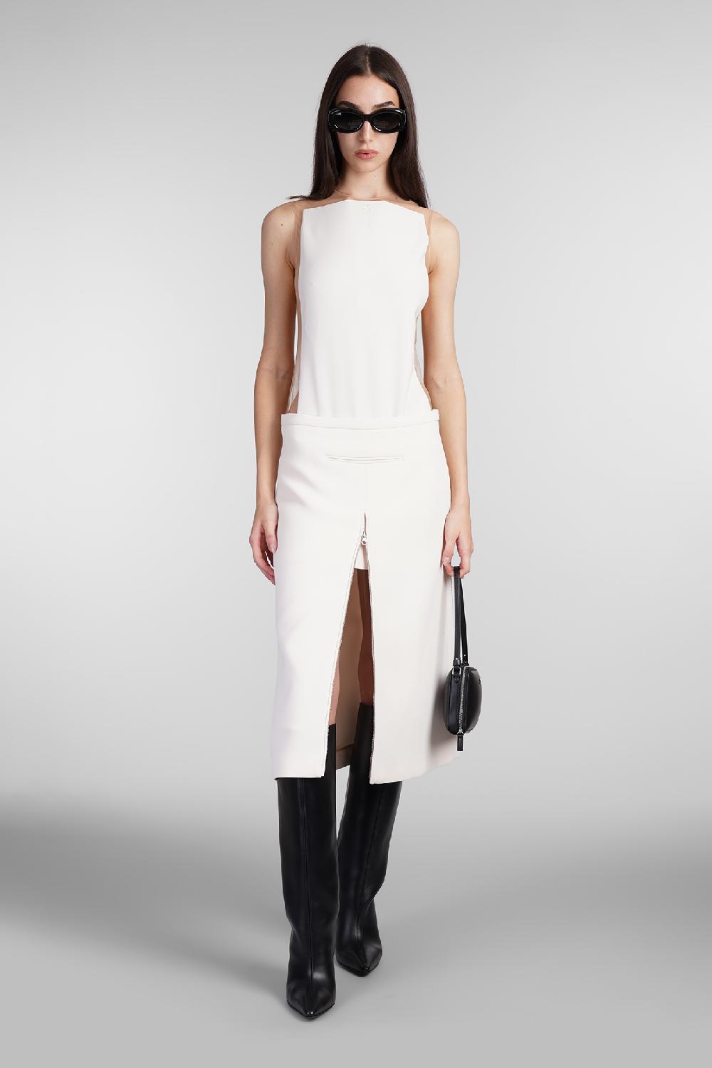 Deliberti Courreges Body in poliestere bianco cod. 409189 - Deliberti The Luxury Shopping Acquista Ora