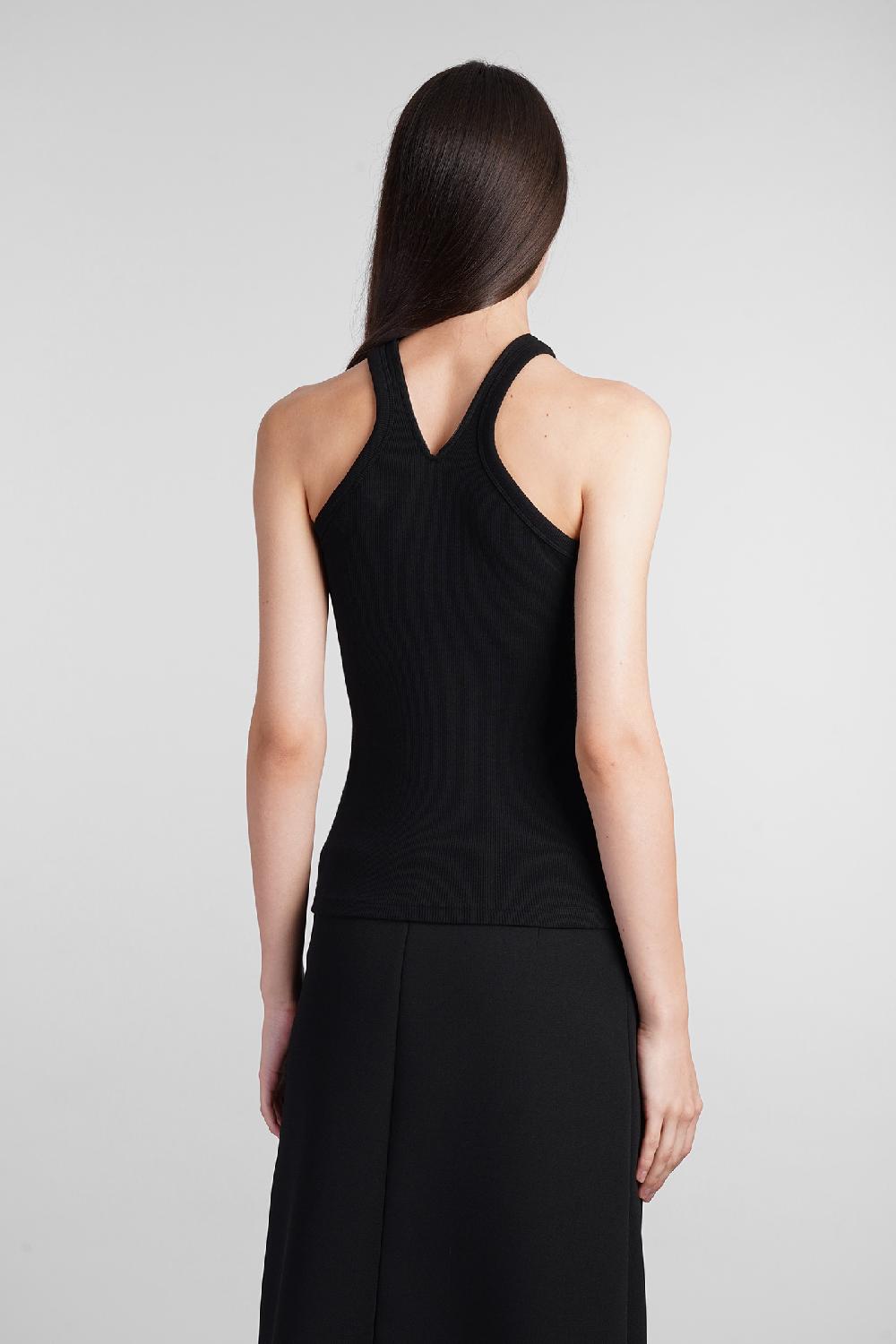 Deliberti Courreges Topwear in cotone nero cod. 408566 - Deliberti The Luxury Shopping Prezzo Ridotto