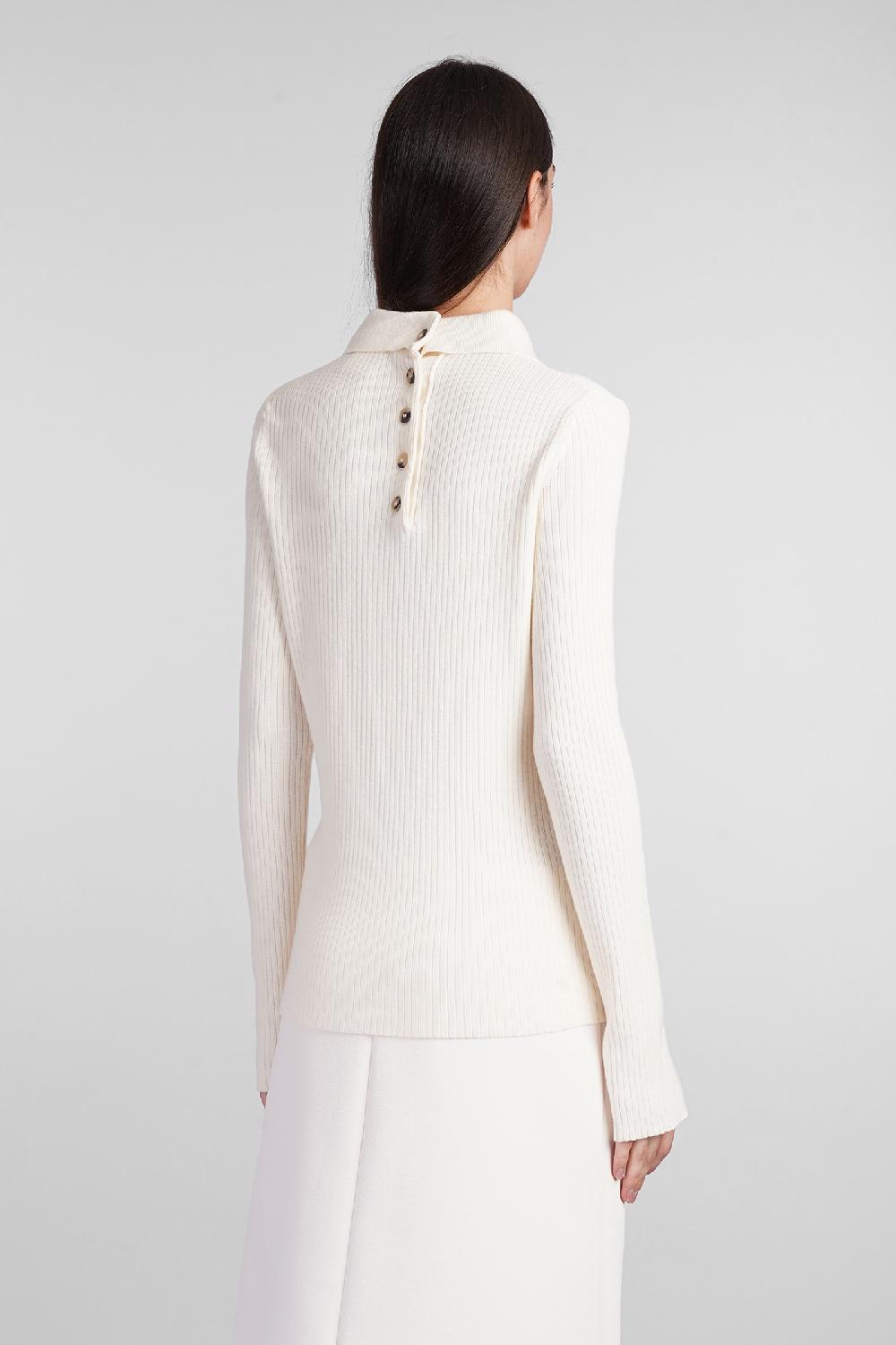 Deliberti Courreges Polo in cotone beige cod. 408569 - Deliberti The Luxury Shopping Convenienza