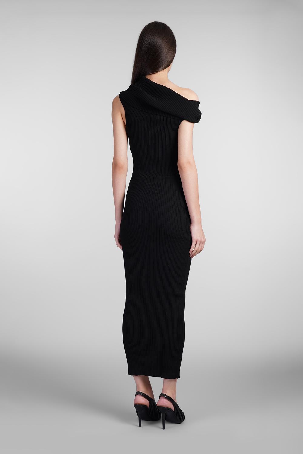 Deliberti Courreges Abito in viscosa nera cod. 408570 - Deliberti The Luxury Shopping Novità