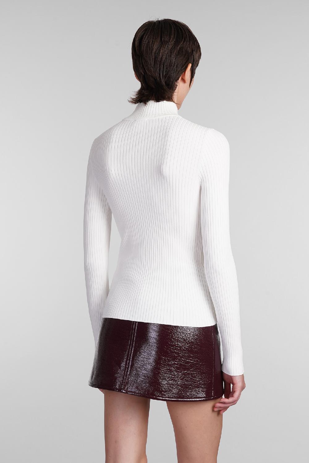 Deliberti Courreges Maglia in viscosa bianca cod. 408092 - Deliberti The Luxury Shopping Sconto