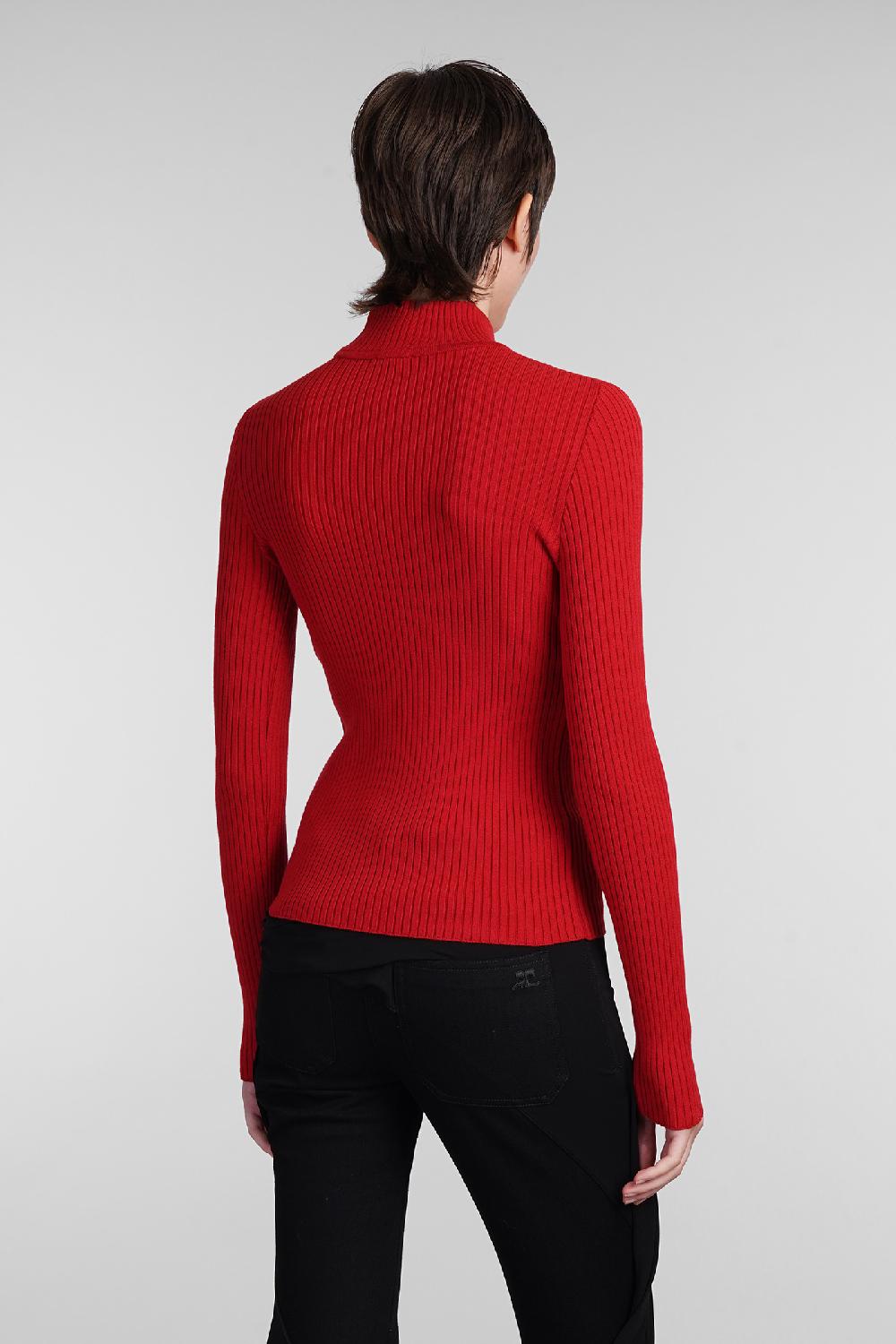 Deliberti Courreges Maglia in viscosa rossa cod. 408093 - Deliberti The Luxury Shopping Offerta