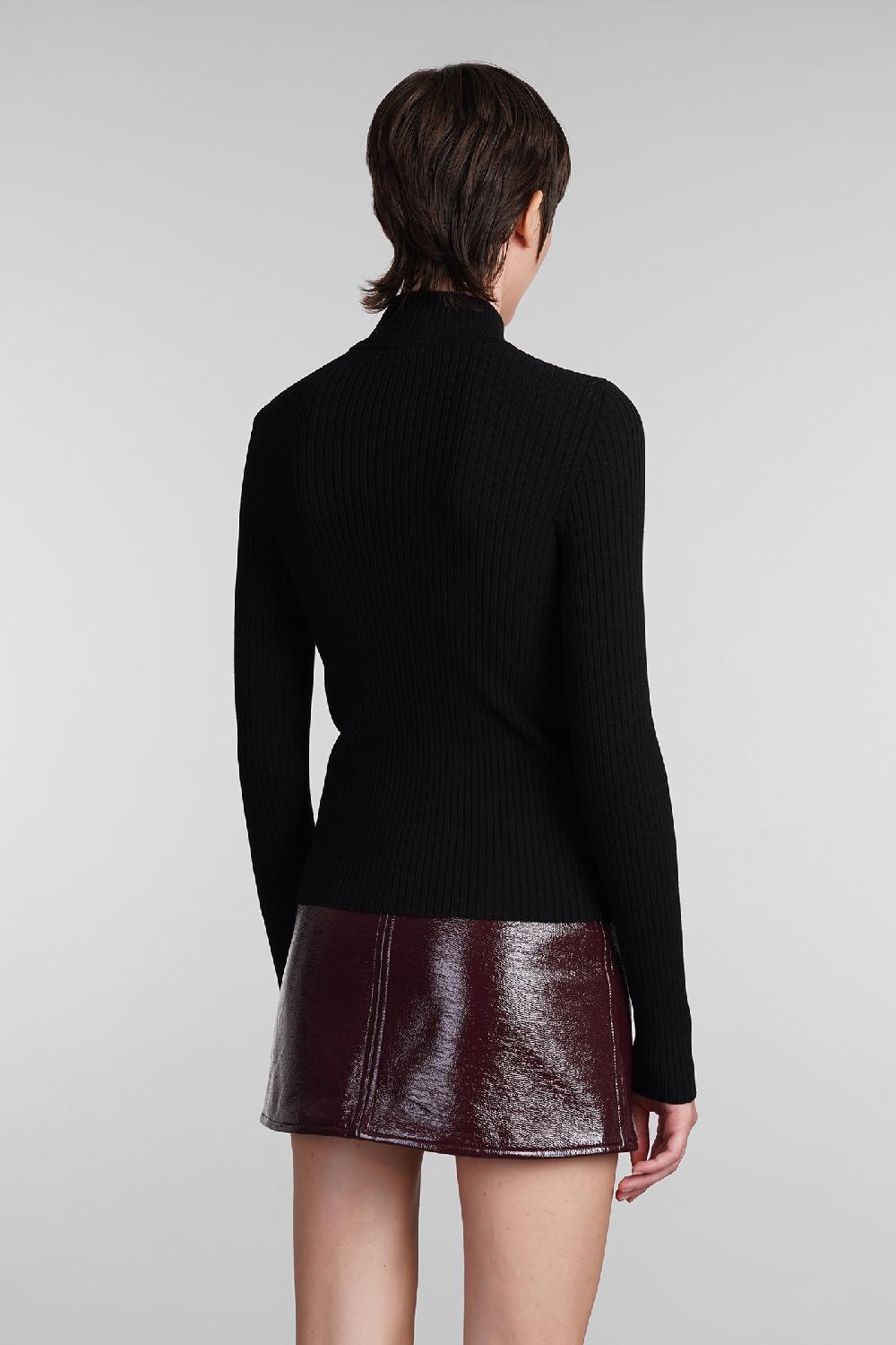 Deliberti Courreges Maglia in viscosa nera cod. 408094 - Deliberti The Luxury Shopping Economico