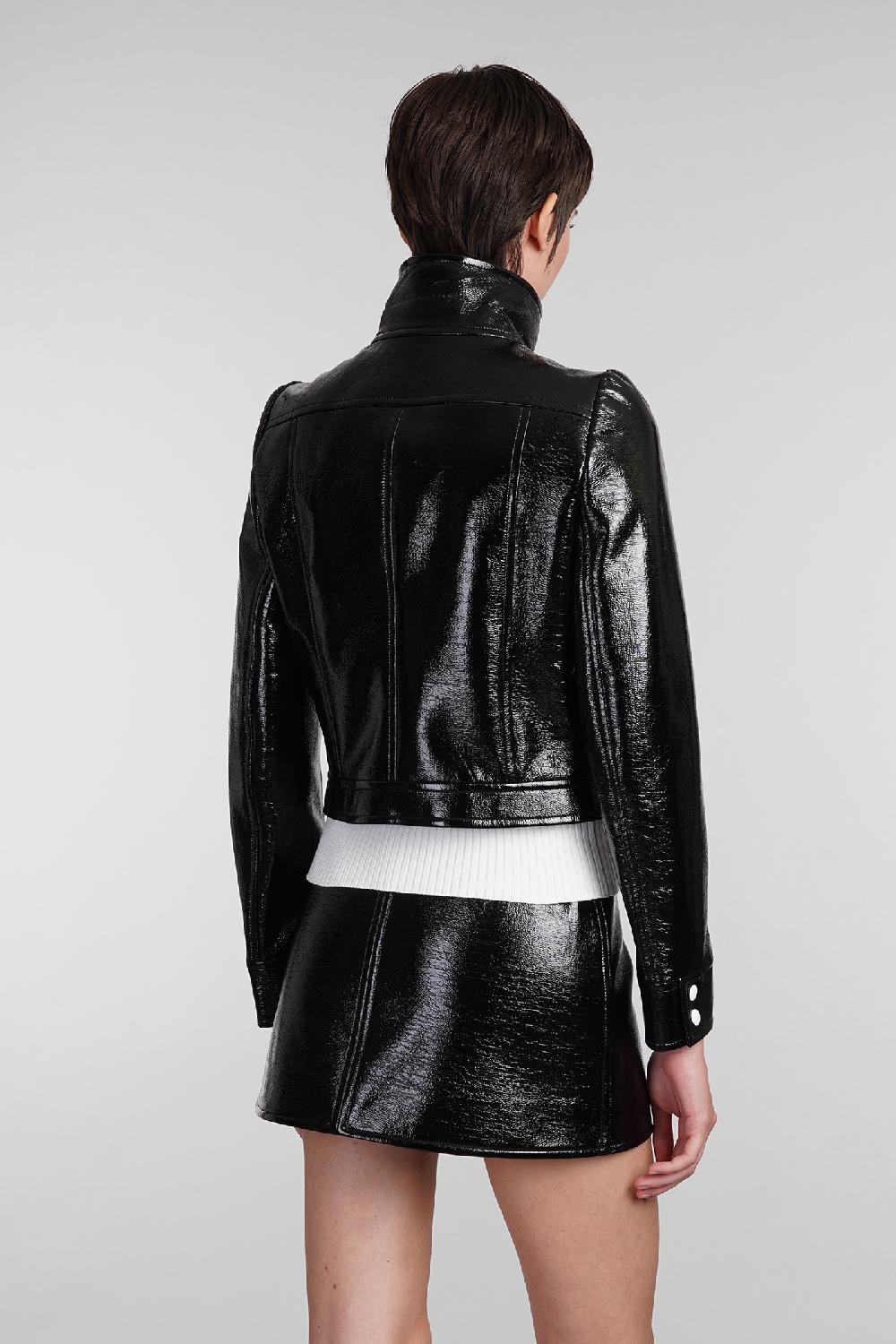 Deliberti Courreges Giacca casual in poliuretano nero cod. 408098 - Deliberti The Luxury Shopping Offerta