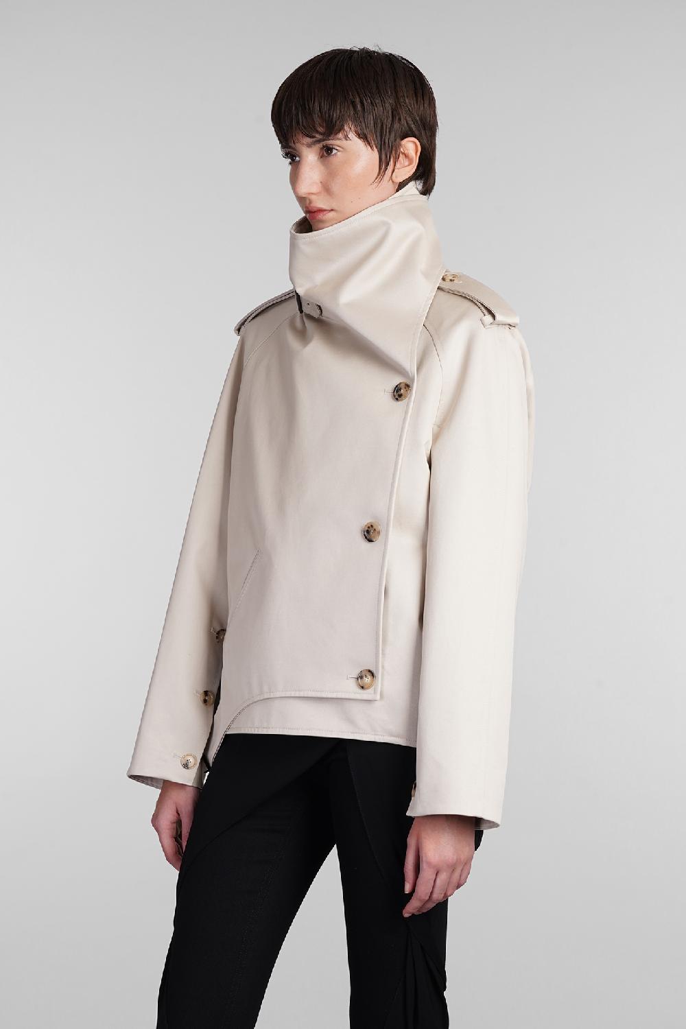 Deliberti Courreges Giacca casual in cotone beige cod. 408104 - Deliberti The Luxury Shopping Vendite Flash