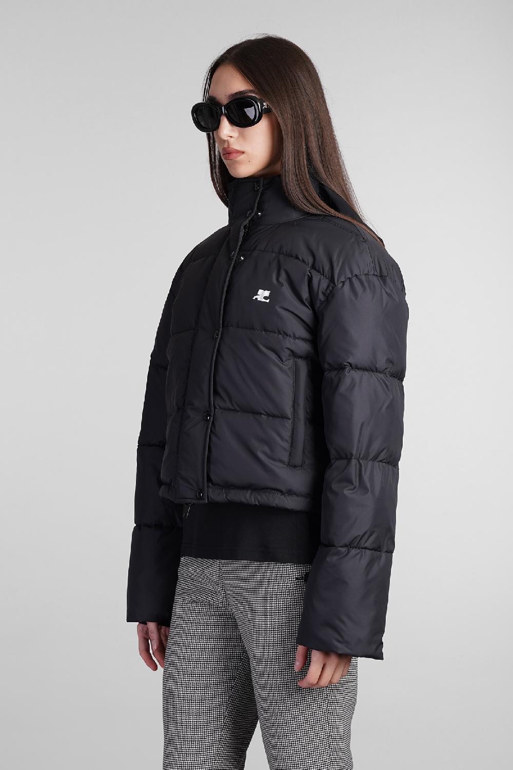 Deliberti Courreges Piumino in poliestere nero cod. 408116 - Deliberti The Luxury Shopping Moda