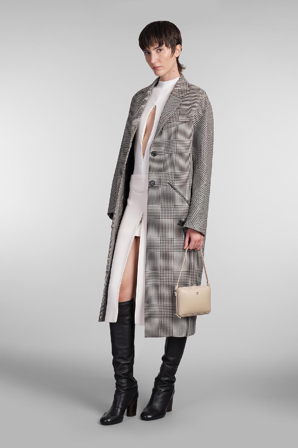 Deliberti Courreges Cappotto in lana beige cod. 408118 - Deliberti The Luxury Shopping Italy