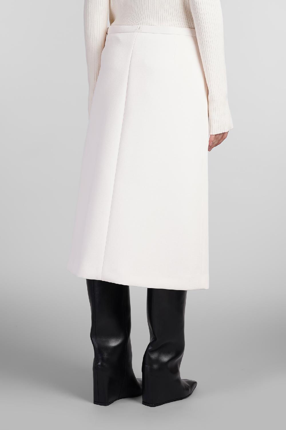 Deliberti Courreges Gonna in poliestere beige cod. 408120 - Deliberti The Luxury Shopping 2025
