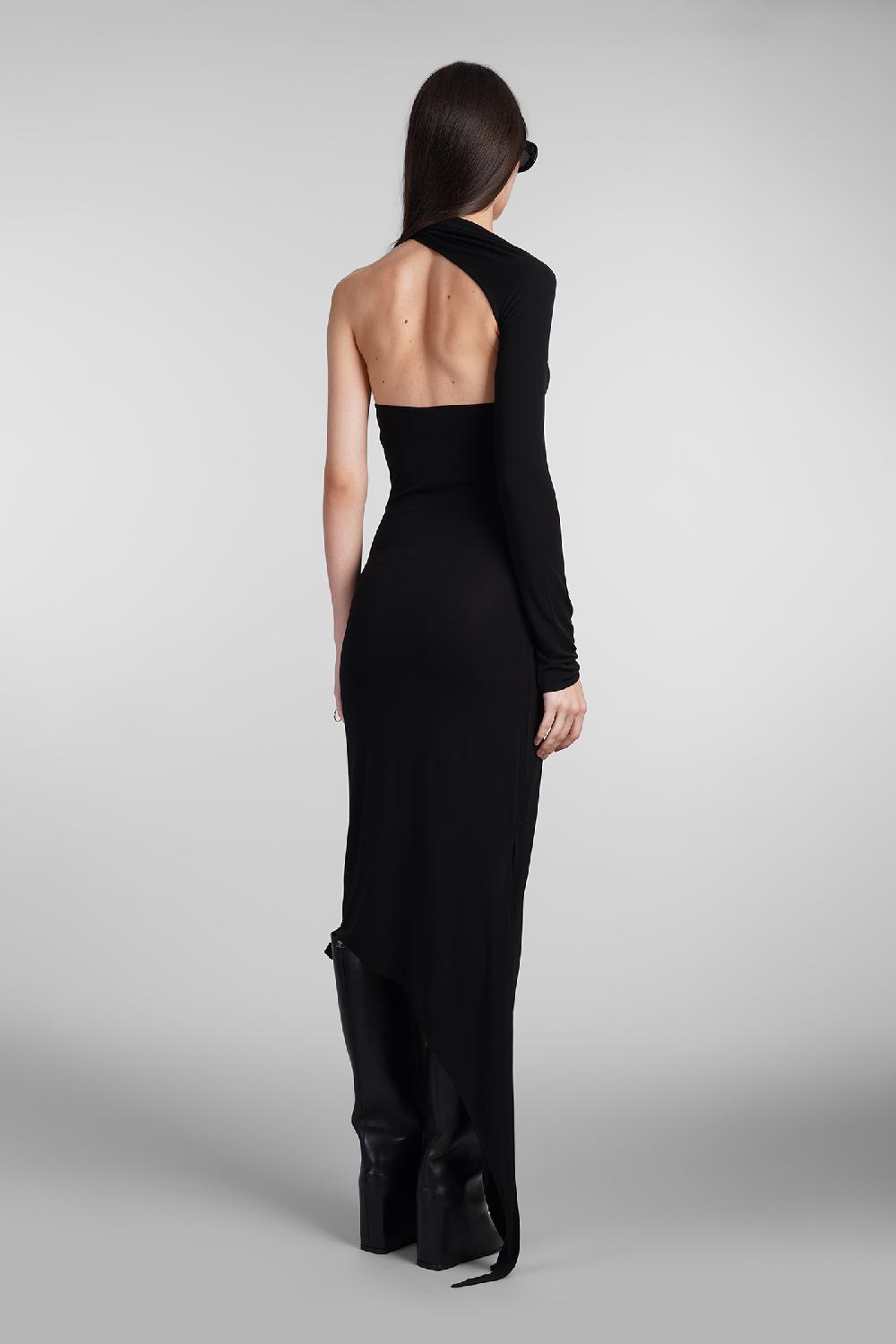 Deliberti Courreges Abito in viscosa nera cod. 408555 - Deliberti The Luxury Shopping Qualità