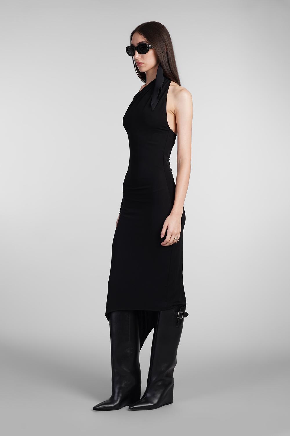 Deliberti Courreges Abito in viscosa nera cod. 408555 - Deliberti The Luxury Shopping Qualità
