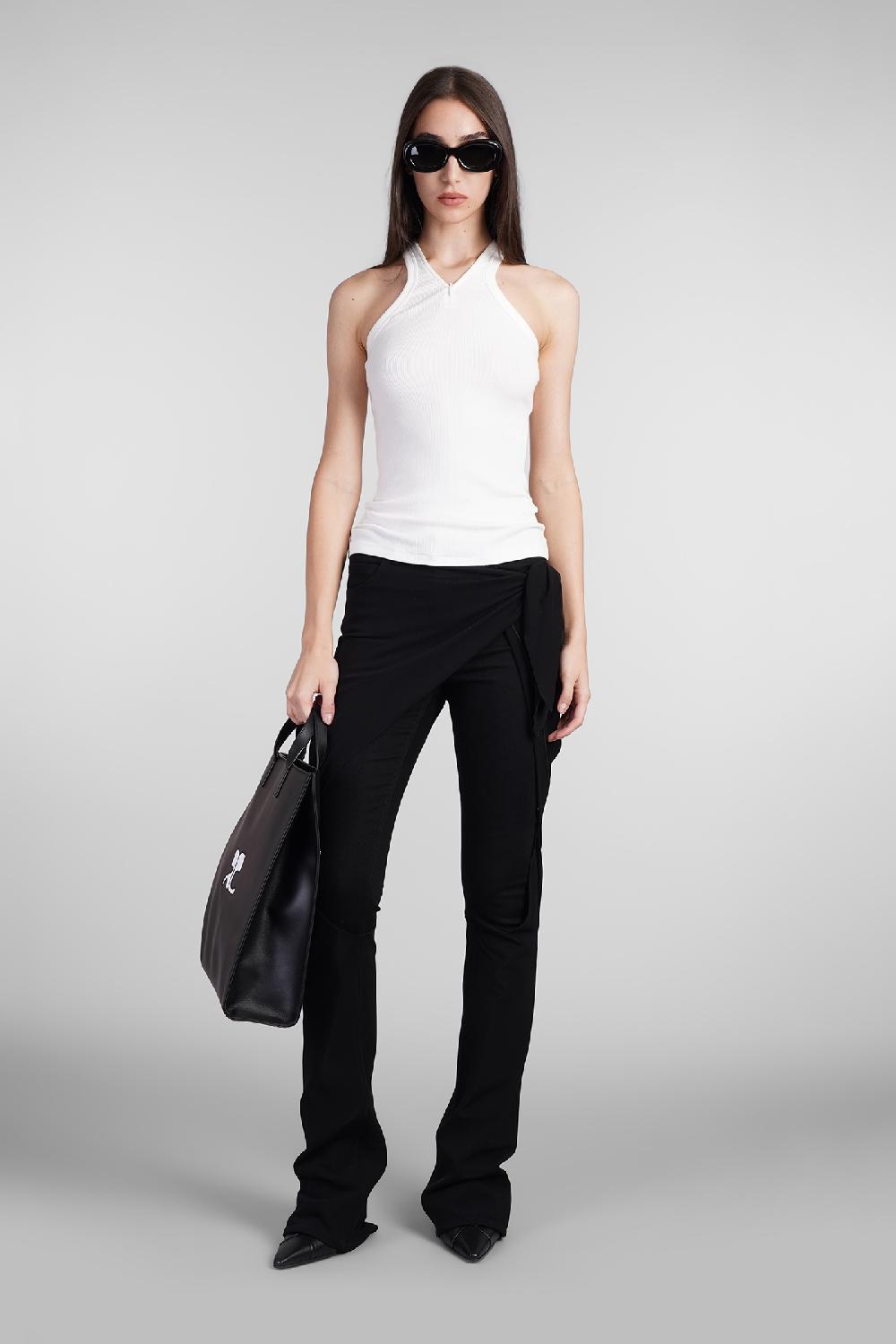 Deliberti Courreges Topwear in cotone bianco cod. 408565 - Deliberti The Luxury Shopping Fornitura limitata