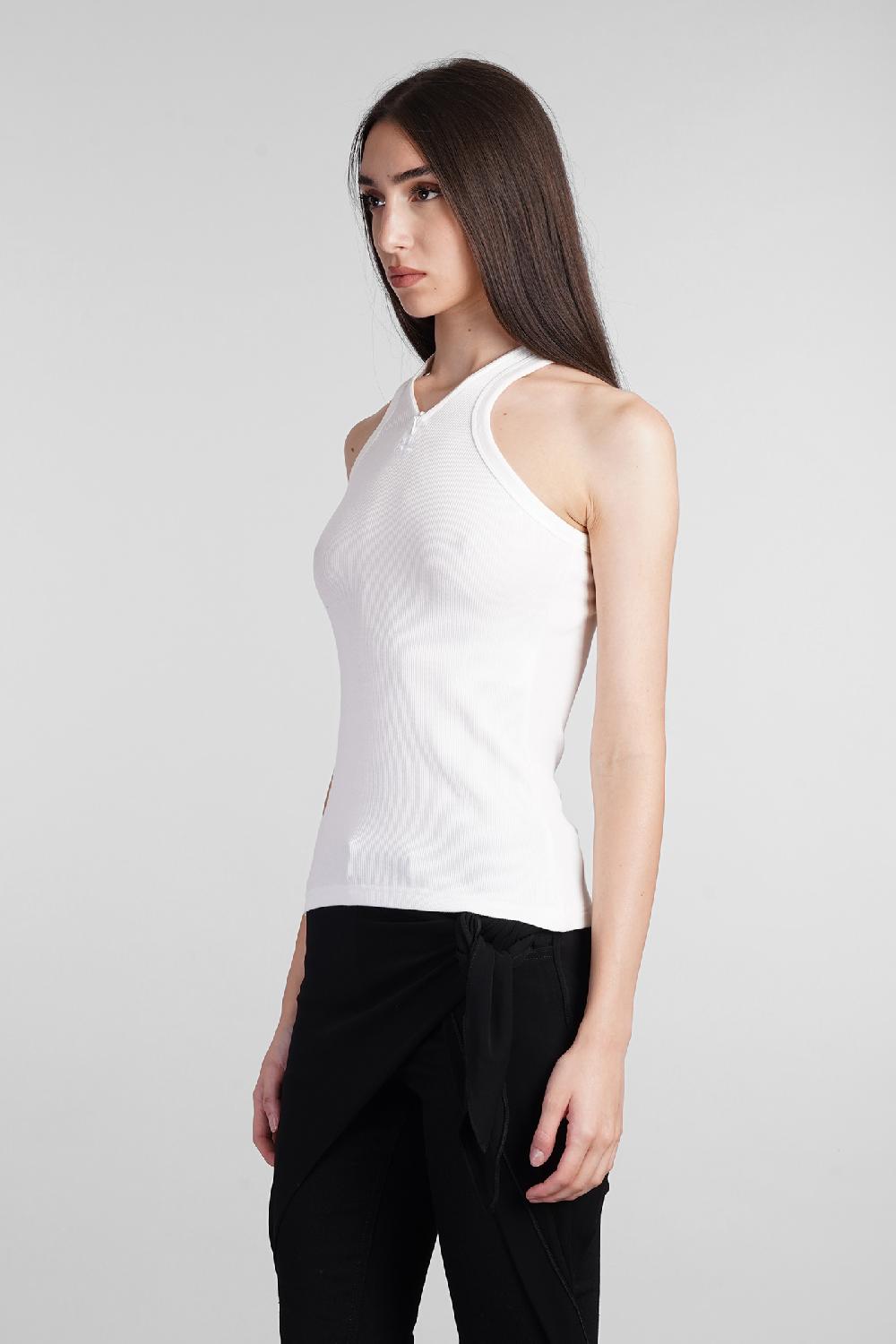 Deliberti Courreges Topwear in cotone bianco cod. 408565 - Deliberti The Luxury Shopping Fornitura limitata