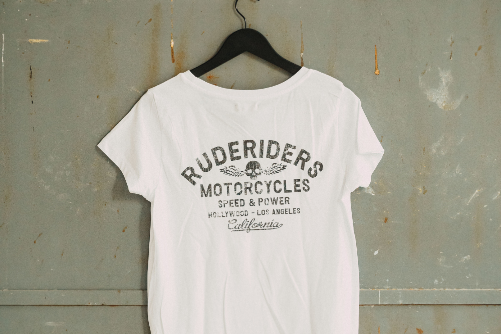 Rude Riders T-Shirt Donna Rude Riders Bianca I Più Venduti