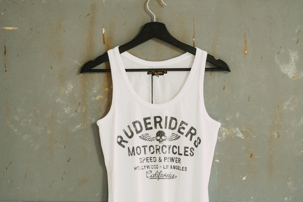 Rude Riders Canotta Donna Rude Riders Bianca Vendite Flash