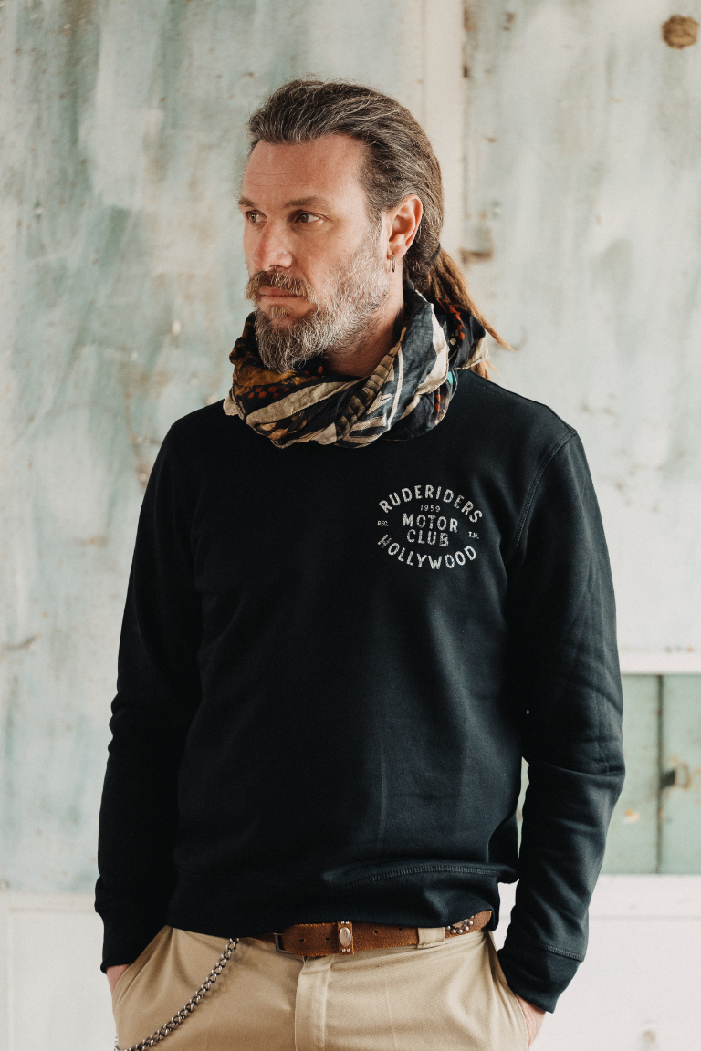 Rude Riders Felpa Unisex Motor Club In Linea
