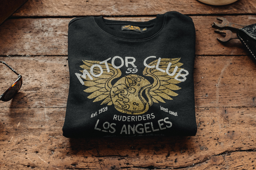 Rude Riders Felpa Donna Motor Brigade Qualità