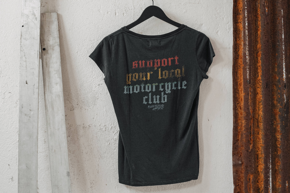 Rude Riders T-Shirt Donna Support Soddisfazione Garantita