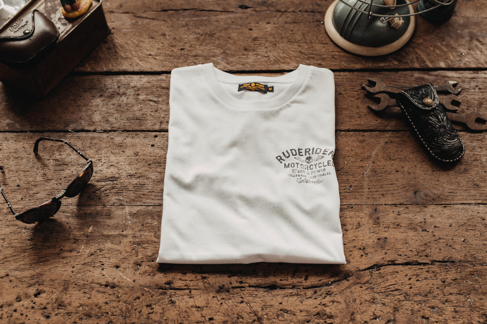 Rude Riders T-Shirt Uomo Rude Riders Bianca Sottocosto