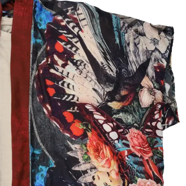 Rude Riders Kimono Donna Skull & Roses Shopping online