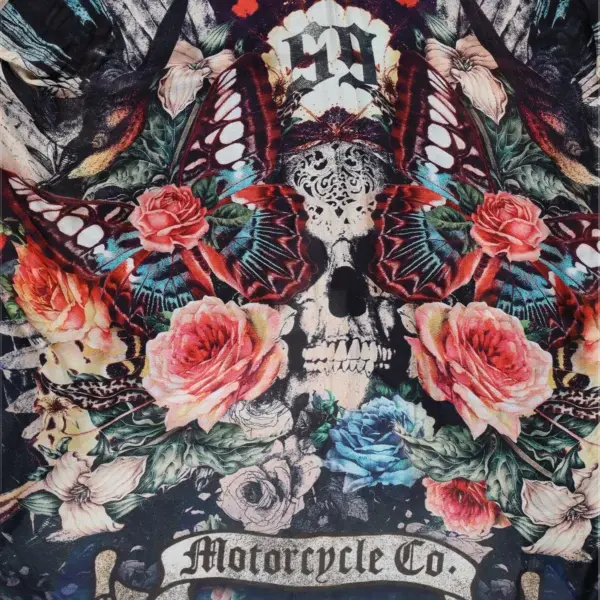 Rude Riders Kimono Donna Skull & Roses Shopping online