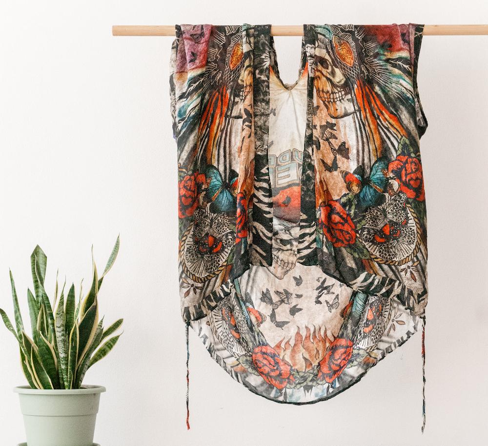 Rude Riders Kimono Donna Flying Indian In Saldo