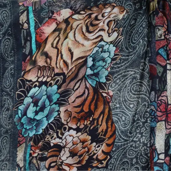 Rude Riders Kimono Donna Tiger Nuova